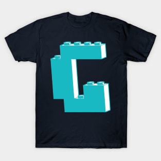 THE LETTER G, by Customize My Minifig T-Shirt